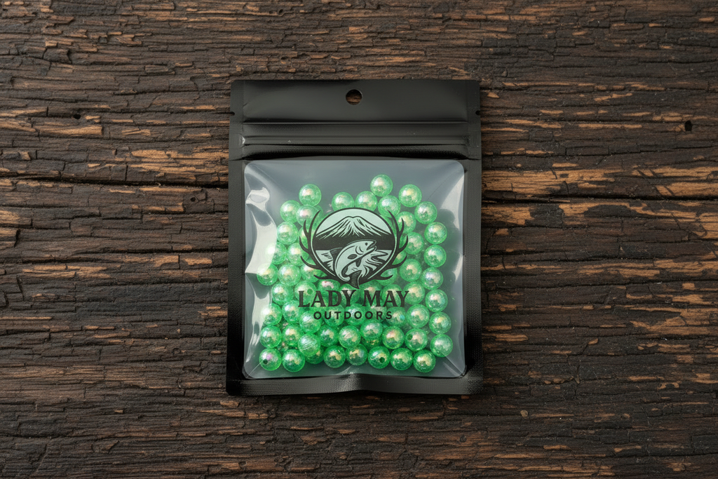 Lady May Outdoors 8mm Beads - Dark Rustic Wood