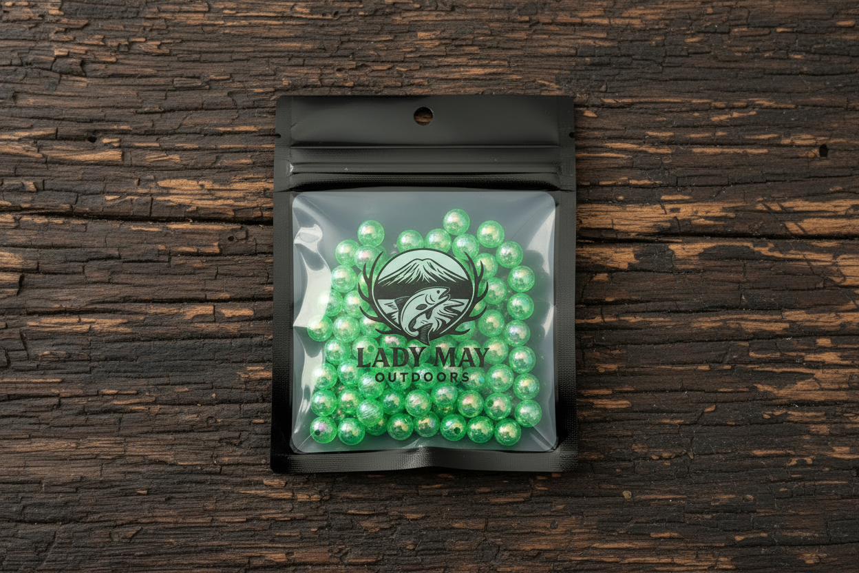 Lady May Outdoors 8mm Beads - Dark Rustic Wood